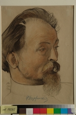 Andreew, Nikolai Andreewitsch - Porträt des Politikers Felix E. Dserschinski (1877-1926), Vorsitzender der Tscheka