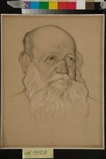 Andreew, Nikolai Andreewitsch - Porträt des Revolutionärs Fürst Pjotr A. Kropotkin (1842-1921)