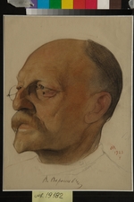 Andreew, Nikolai Andreewitsch - Porträt von Wikenti Wikentjewitsch Weressajew (1867-1945)
