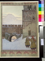 Bilibin, Iwan Jakowlewitsch - Wassertor des Nowgoroder Kremls