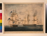 Dodd, Robert - HMS Shannon erbeutet USS Chesapeake am 1. Juni 1813