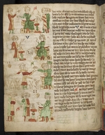 Eike von Repgow - Lehnrecht. Bilderhandschrift aus dem Heidelberger Sachsenspiegel