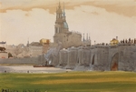 Benois, Albert Nikolajewitsch - Ansicht von Dresden
