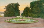 Benois, Albert Nikolajewitsch - Abend in einem Park