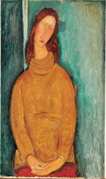 Modigliani, Amedeo - Porträt von Jeanne Hébuterne