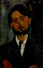 Modigliani, Amedeo - Porträt von Léopold Zborowski