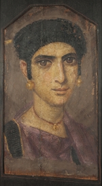Fajumporträt, Mumienporträt von Fayyum - Bildnis einer jungen Dame