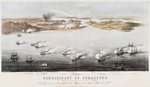 Dolby, Edwin Thomas - Bomarsund während dem Bombardement am 15. August 1854