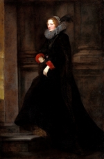 Dyck, Sir Anthonis van - Porträt von Marchesa Geronima Spinola