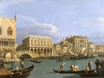 Canaletto - Blick auf die Riva degli Schiavoni