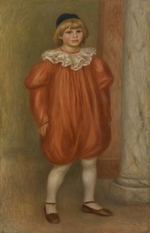 Renoir, Pierre Auguste - Claude Renoir in einem Clownkostüm
