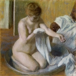 Degas, Edgar - Frau im Badezuber