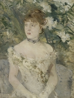 Morisot, Berthe - Junge Frau im Ballkleid