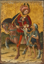 Blasco de Grañén - Der heilige Martin mit einem Bettler