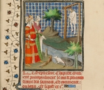 Boucicaut-Meister, (Meister des Maréchal de Boucicaut) - Polykrates aufgehängt