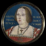 Horenbout (Hornebolte), Lucas - Porträt von Königin Katharina von Aragón (1485-1536)