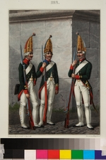 Petrowski, Alexei Gawrilowitsch - Grenadiere des Preobraschenski-, Semjonowskoje- und Ismailowski-Regiments um 1796-1797