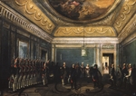 Schwarz, Otto Gottlieb - Der Wachwechsel des Preobraschenski-Regiments im Gattschina-Palast zur Zeit Pauls I.
