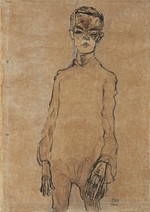 Schiele, Egon - Selbstbildnis