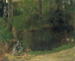 Degas, Edgar - Teich im Wald