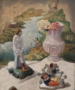 Sudeikin, Sergei Jurjewitsch - Porzellanfiguren und Blumen