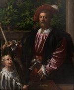 Parmigianino - Porträt von Lorenzo Cybo Malaspina (1500-1549)