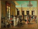 Flameng, François - Café Frascati (Szene aus Napoleons Zeit)