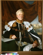 Riss, François Nicolas - Porträt von Fürst Dmitri Wladimirowitsch Golizyn (1771-1844)