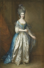 Gainsborough, Thomas - Porträt von Miss Read, später Mrs William Villebois