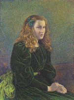Rysselberghe, Théo van - Jeune femme en robe verte (Germaine Maréchal)
