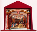 Unbekannter Künstler - Diorama: Freimaurerloge Deutschlands (Der Freimaurer-Tempel)