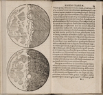 Galilei, Galileo - Doppelseite aus dem Buch Sidereus Nuncius (Sternenbote) von Galileo Galilei