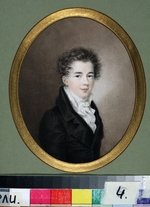 Unbekannter Künstler - Porträt von Fürst Alexander M. Gortschakow (1798-1883)