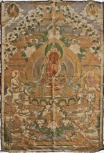 Tibetische Kultur - Amitayus Buddha Thangka