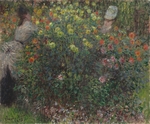 Monet, Claude - Frauen zwischen Blumen