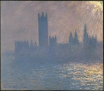 Monet, Claude - Parlamentsgebäude. Sonnenlicht (Le Parlement, effet de soleil)