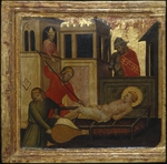 Lorenzo di Niccolò - Das Martyrium des heiligen Laurentius. Szenen aus dem Leben des heiligen Laurentius. Predella