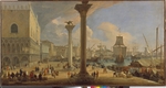 Carlevaris, Luca - Venedig, Molo mit Dogenpalast
