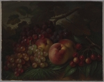 Hall, George Henry - Pfirsiche, Weintrauben und Kirschen