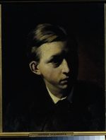 Perow, Wassili Grigorjewitsch - Porträt von Maler Nikolai Alexejewitsch Kassatkin (1859-1930)