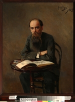 Kusnezow, Nikolai Dmitrijewitsch - Porträt von Maler Jefim Jefimowitsch Wolkow (1844-1920)