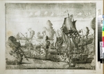 Subow, Alexei Fjodorowitsch - Die Seeschlacht bei Gangut am 27. Juli 1714
