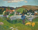Gauguin, Paul Eugéne Henri - Der Schweinehirt