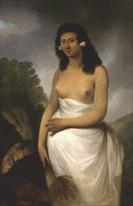Webber, John - Porträt von Poedooa, Tochter von Orea, König der Insel Ulaitea, Gesellschaftsinseln