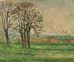 Cézanne, Paul - Die kahle Bäume bei Jas de Bouffan