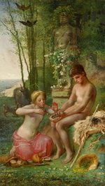 Millet, Jean-François - Frühling (Daphnis und Chloe)