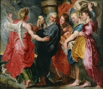 Jordaens, Jacob - Die Flucht Lots und seiner Familie aus Sodom (nach Rubens)