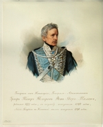 Hau (Gau), Wladimir (Woldemar) Iwanowitsch - Porträt von General Peter Petrowitsch Graf von der Pahlen (1777-1864) (aus dem Album des Garde-Kavallerie-Regiments)