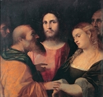 Palma il Vecchio, Jacopo, der Ältere - Christus und die Sünderin