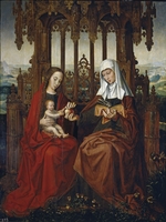 Benson, Ambrosius - Madonna und Kind mit der heiligen Anna